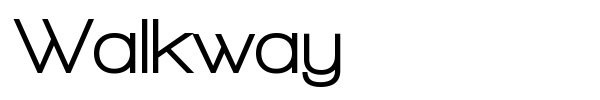 Walkway font preview